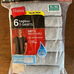 BRAND NEW Hanes Crewneck Tee Shirts in Gray